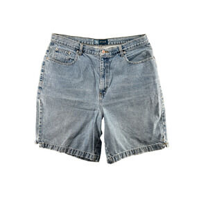 Vintage Avenue Blues Boys Denim Shorts Size 18 Light Wash 100% Cotton